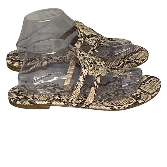 Circus by Samuel Edelman Cherri women’s snake print sandals. Size 10 - Picture 3 of 13